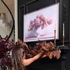 New Brown Magnolia Leaf Garland, Artificial Magnolia Leaf Garland Realistic, Autumn Magnolias Leaf Artificial Garlands