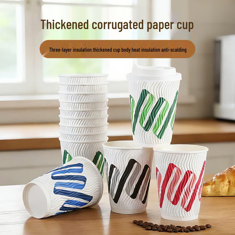 Penguin Tuan Tuan 400ml Disposable Hot Drink Paper Cups
