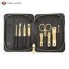 THREE SEVEN Black Gold Business 9-Piece Nail Clipper Set
