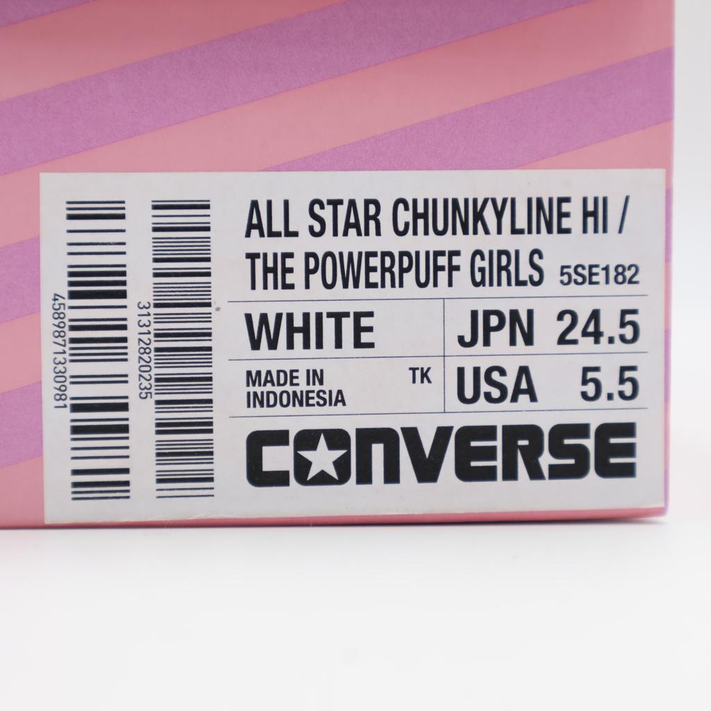 31312820 The Powerpuff Girls Converse All Star Chunkyline Hi White (Women's)