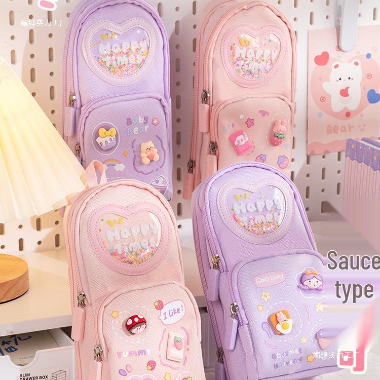 2026 Trendy Large Capacity Multifunctional Pencil Case for Girls and Students