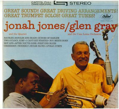 LP Record JONAH JONES, GLEN GRAY - Jonah Jones Quartet / Glen Gray Cas EMS1185 CAPITOL UK Jazz Used
