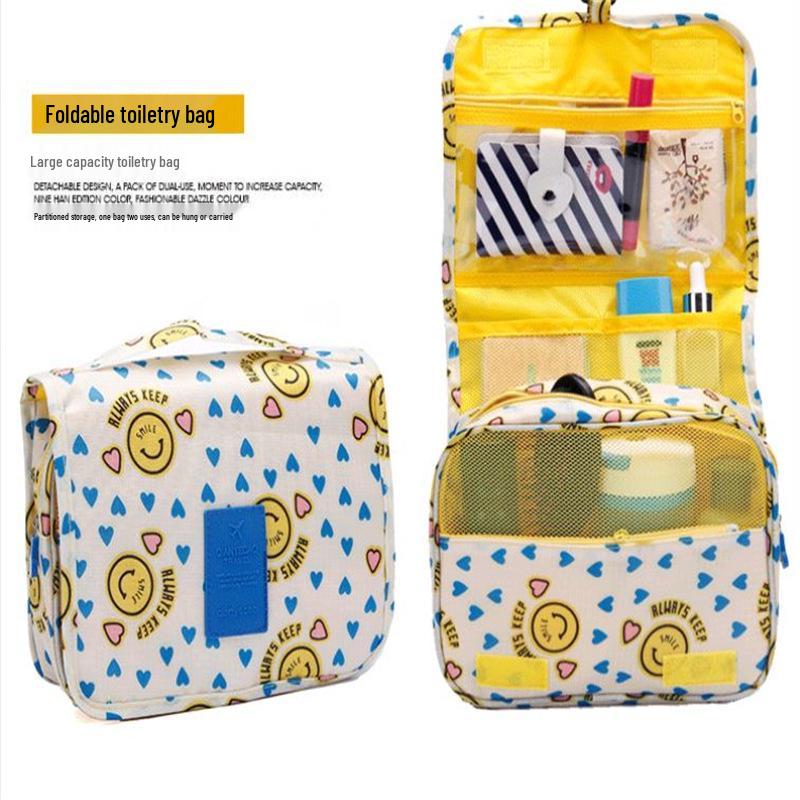 Korean Style Waterproof Hanging Toiletry Bag - Multifunctional Travel Organizer