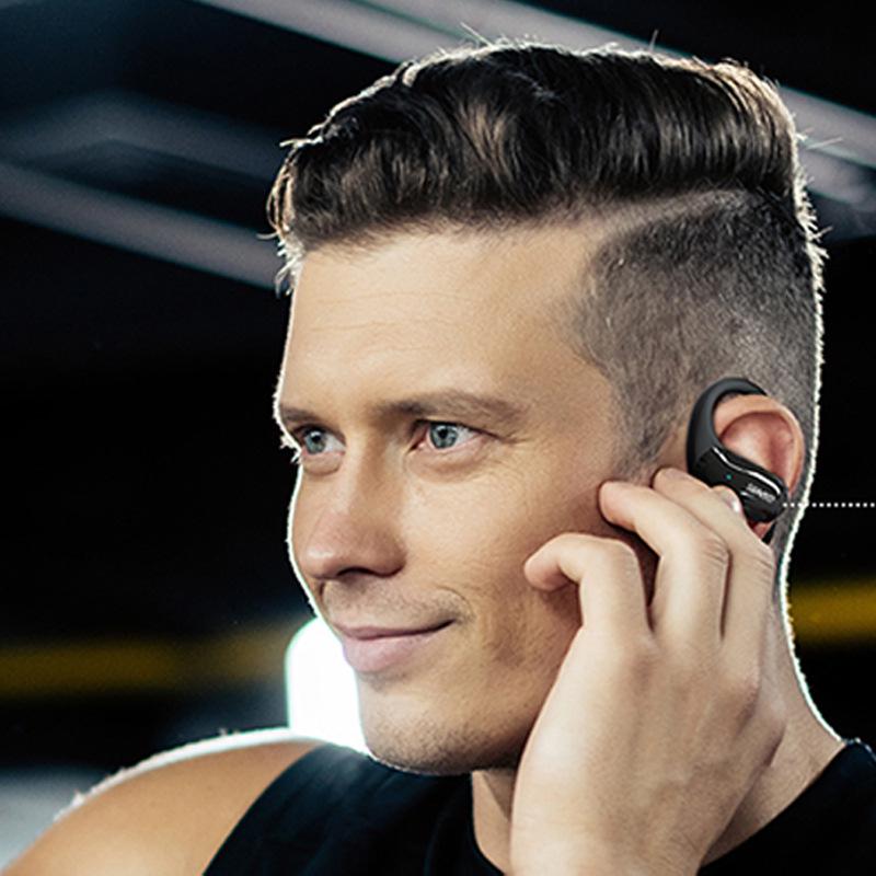 Sport Bluetooth TWS Ear-hook Earphones: Sweatproof, In-ear, HiFi Sound