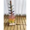 High Quality Rainbow Music Sounding Trees Wooden Petals Assembly and  Marble Run Balls Tracking Kids Educational Toys