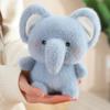 Table companion doll plush toy doll cute baby elephant animal doll table ornament children's learning companion gift