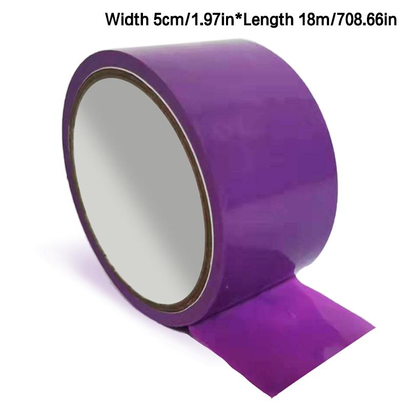 1 Roll 16/18m Restraints Adult Women Couple Flirting Strap Safe Skin Friendly Muti-Color Bondage Tape No Stick Static Tape