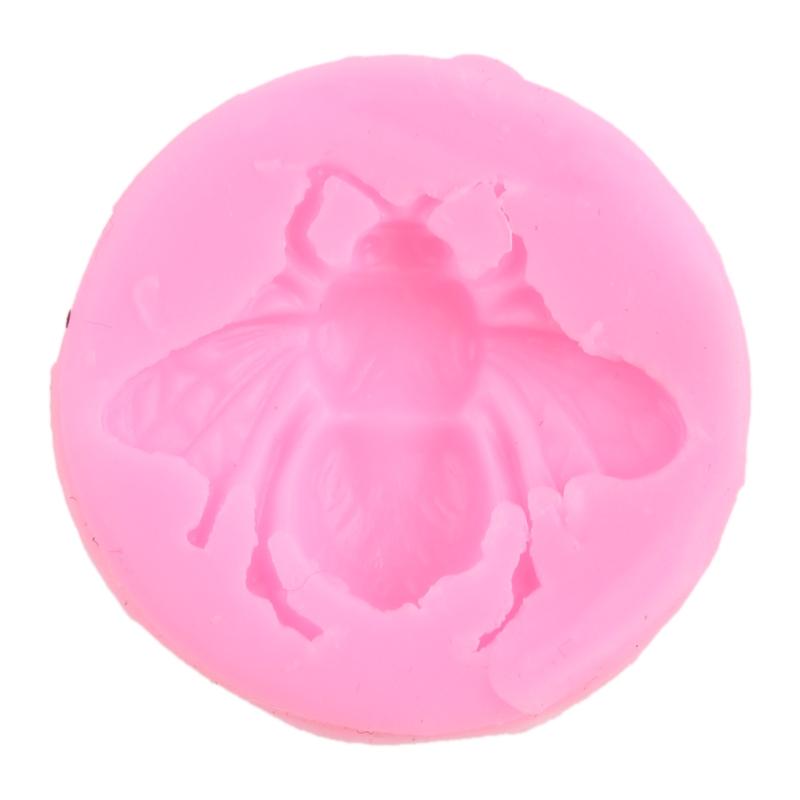 

DIY Handmade Soap Making Supplies Silicone Fondant Mold Insect Bee Shape Cake Decorating Family Candle Molds Baking Gift 1