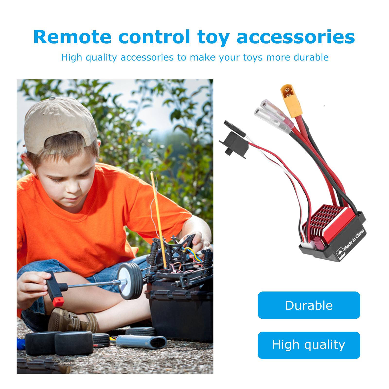 

Електричний контролер швидкості 60A ESC для 1/10 Traxxas TRX4 Trx6 D90 RC Car