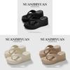 Eva Platform Flip Flops For Women With Thick Sole And Nonslip Design For Summer Casual Wear