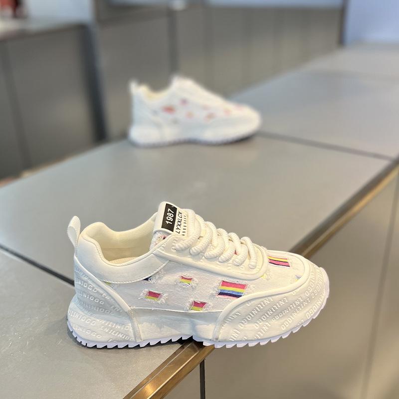 Lente nieuwe casual schoenen ademend en slijtvast papa schoenen