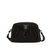 Daks Black Dd Decoration Shirring Point Nylon Crossbag