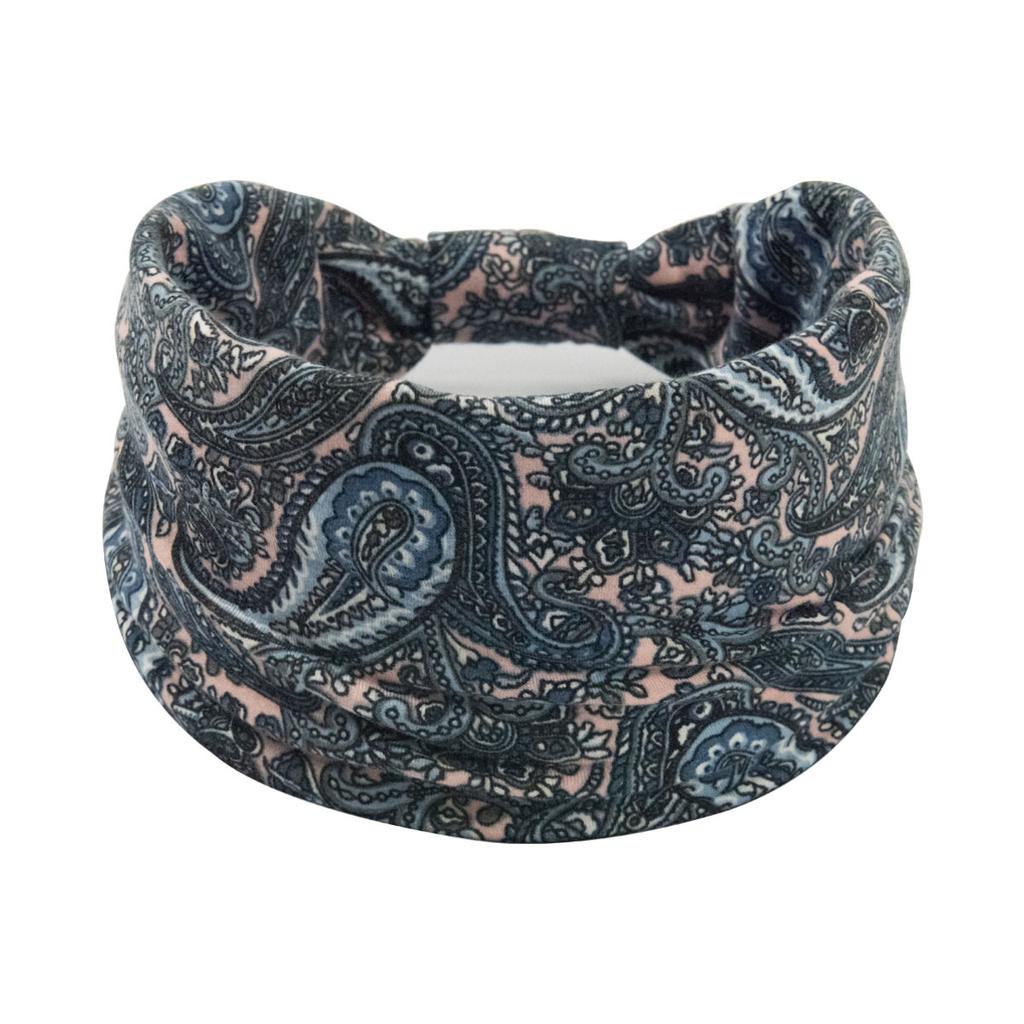 Bohemian Cashew Yoga Übung Stirnband Anti Schweiß und Feuchtigkeit Absorbieren Elastische Baumwolle Stirnband Knoten Stirnband