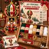 Flying Christmas DIY Crochet Kit, Handmade Xmas Ornament Knitting Set for Starter, Craft Yarn & Hook Kit, Christmas Gift