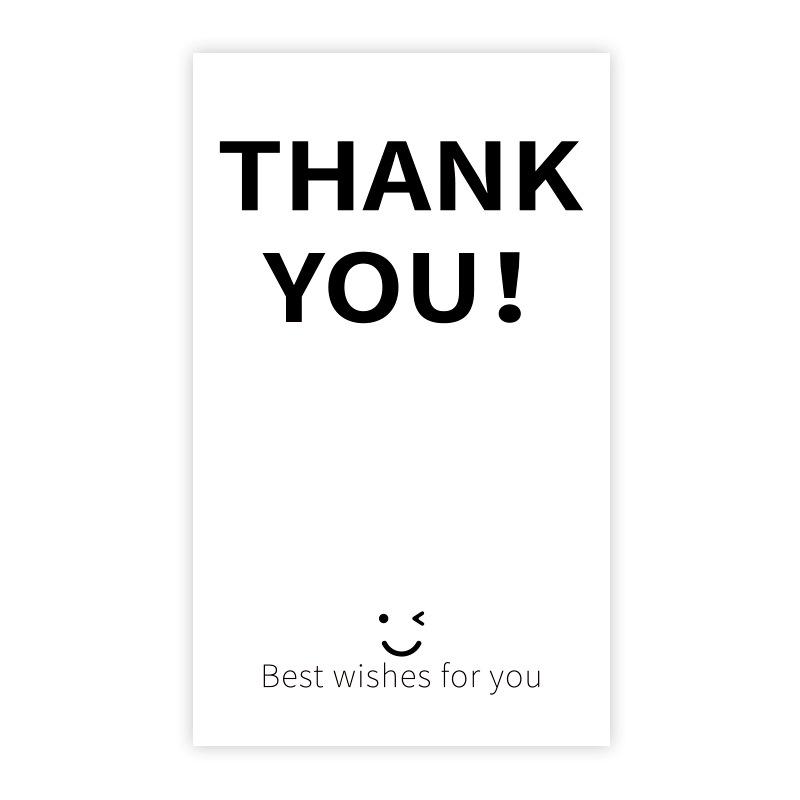 50-pack Airplane-Themed Thank You Box Sealing Stickers for Packaging and Decoration