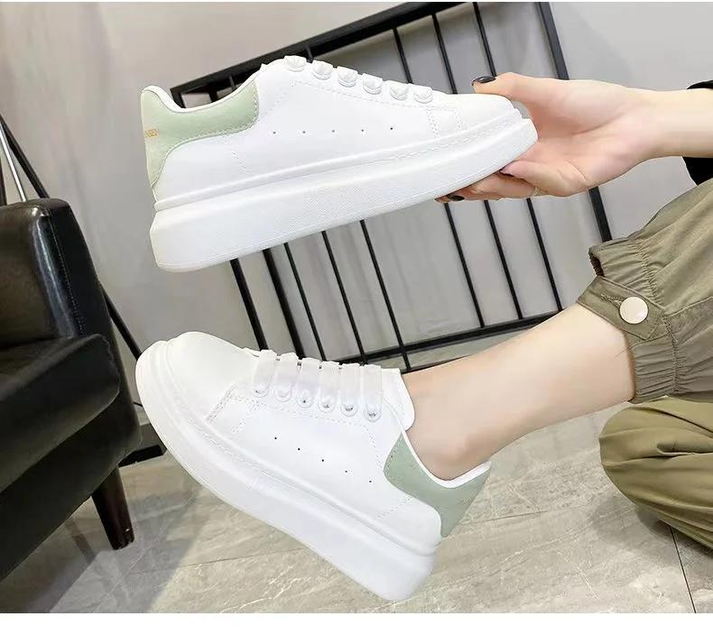 Fashion 2025 Women Causal Shoes Pring Brand Spring Designer Wedges White Sneakers Platform Tenis Feminino Trainers Female Walking