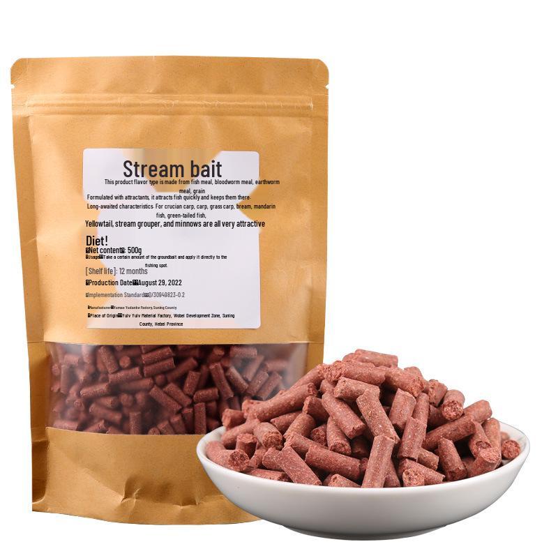 Stream No-Wash White Stripe Smallmouth Bass and Crucian Carp Fishing Bait