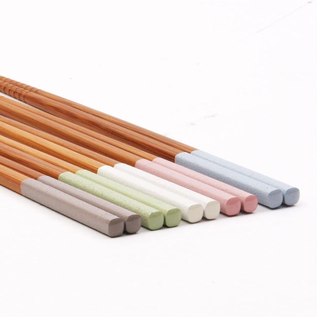 319482 Set of Made in Japan Dishwasher-safe Chopsticks, 5, 22.5cm, Antibacterial,
