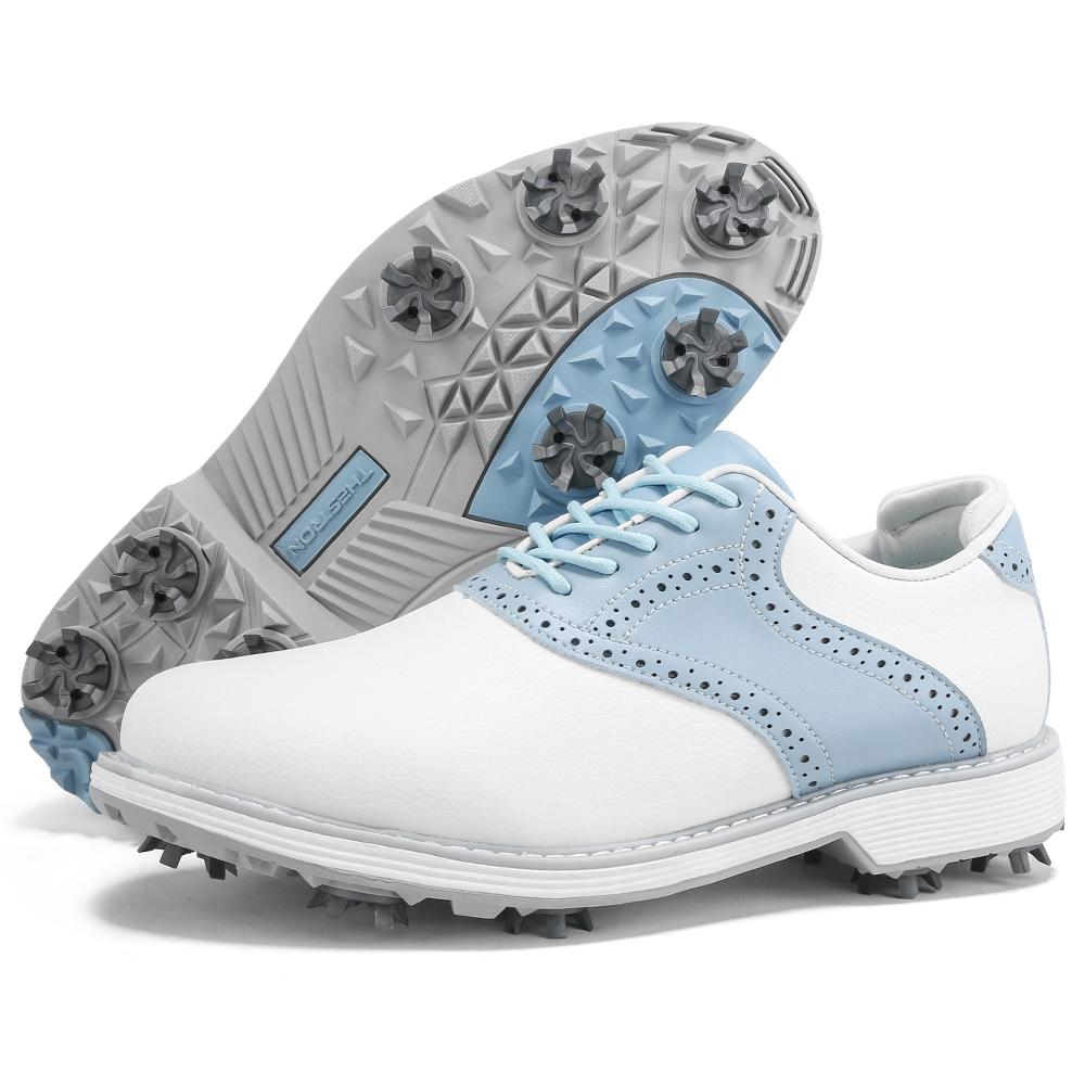 Scarpe da Golf Professionali da Donna, Scarpe da Passeggio Casual alla Moda, Scarpe Sportive da Golf Comode Antiscivolo per Fitness all'Aperto