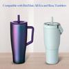 1/2Pcs Silicone Magnetic Straw Cap Dustproof Colorful Straw Cover Leakproof 3D for Brumate Era/Resa Tumblers