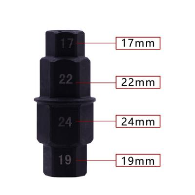 Sechskant-Achswerkzeug 17 19 22 24 mm für Motorrad