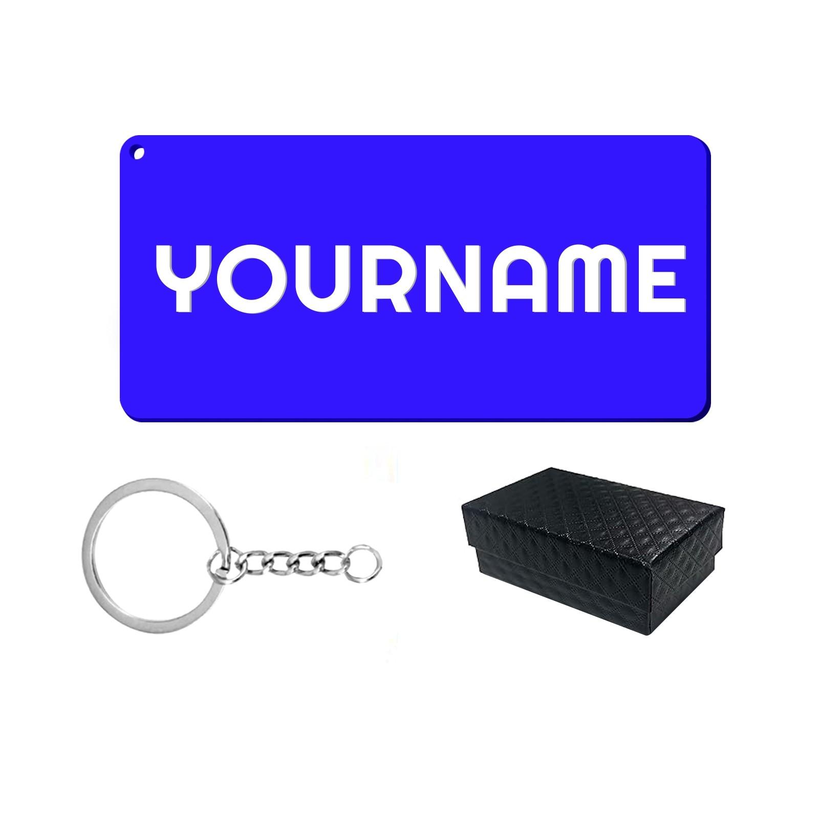 

Индивидуальный подарочный брелок для ключей с 3D-печатными праведными шрифтами One Size