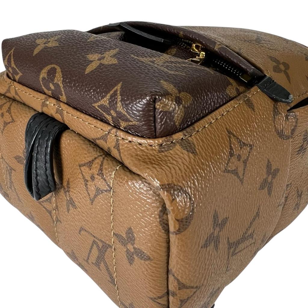 LOUISVUITTON Monogram reverse Palm Springs Backpack Daypack leather Women M44872 Used