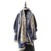 Retro carriage warm shawl fashion letter imitation cashmere double-sided decorative scarf autumn and winter with thickened scarf