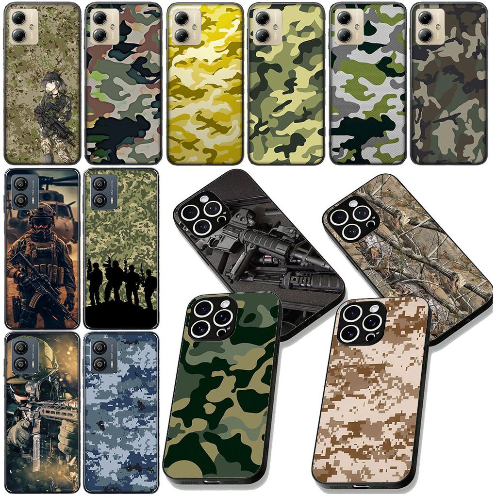 Camo Pattern Military Army Camouflage Cover for Samsung Galaxy Note 20 9 10 S8 S10 Lite S9 Plus A54 A53 A21S S10E A17 Phone Case