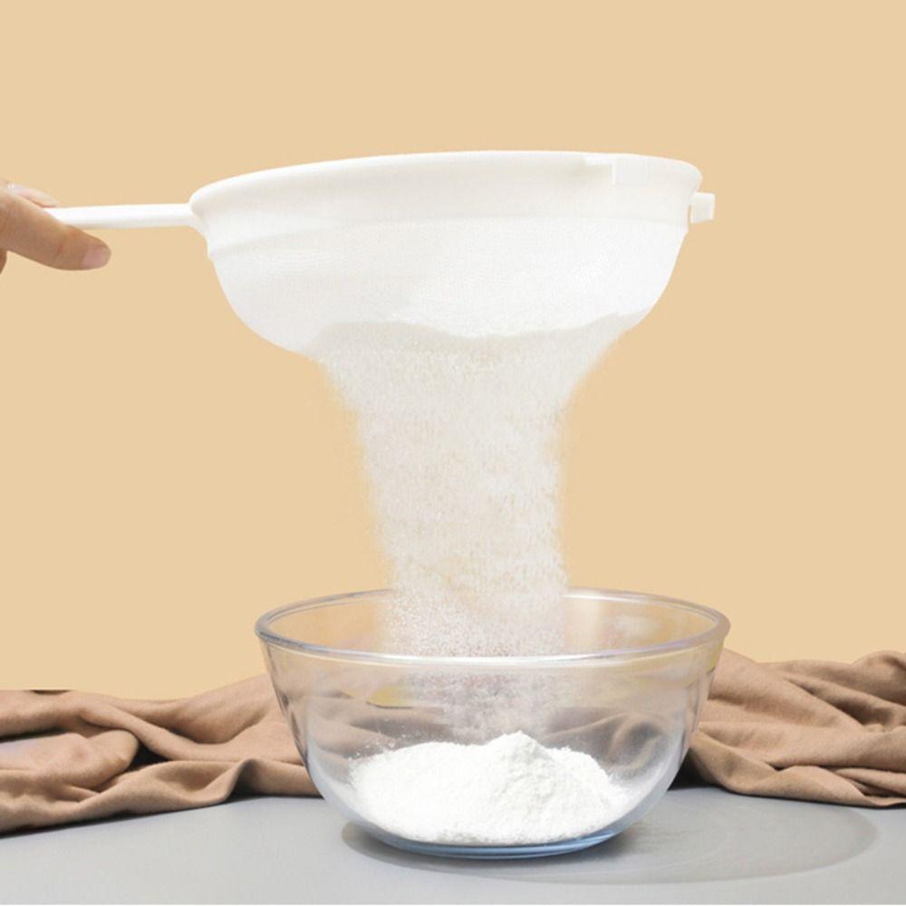 Simple Ultra Fine Mesh Mesh Strainer with Handle Mini Plastic Colander Food Strainer Juice Making