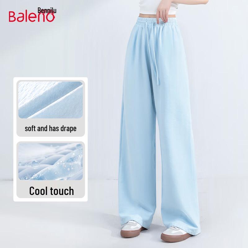 Baleno Women's Milk Floss Wide-Leg Pants