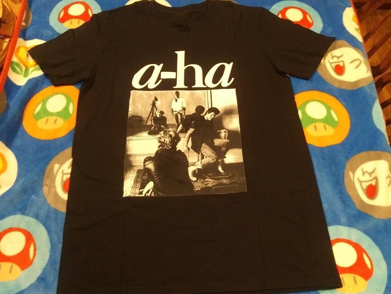 A-Ha Hunting High And Low 1985 Album Cover Black T-shirt HL181 L