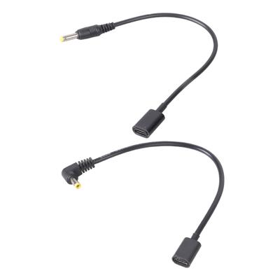 90 Degree Right Angle USB C Female To 4.0mmx1.7mm DC5V Power Cable Adapter Cord For Router Camera Lamp Fan