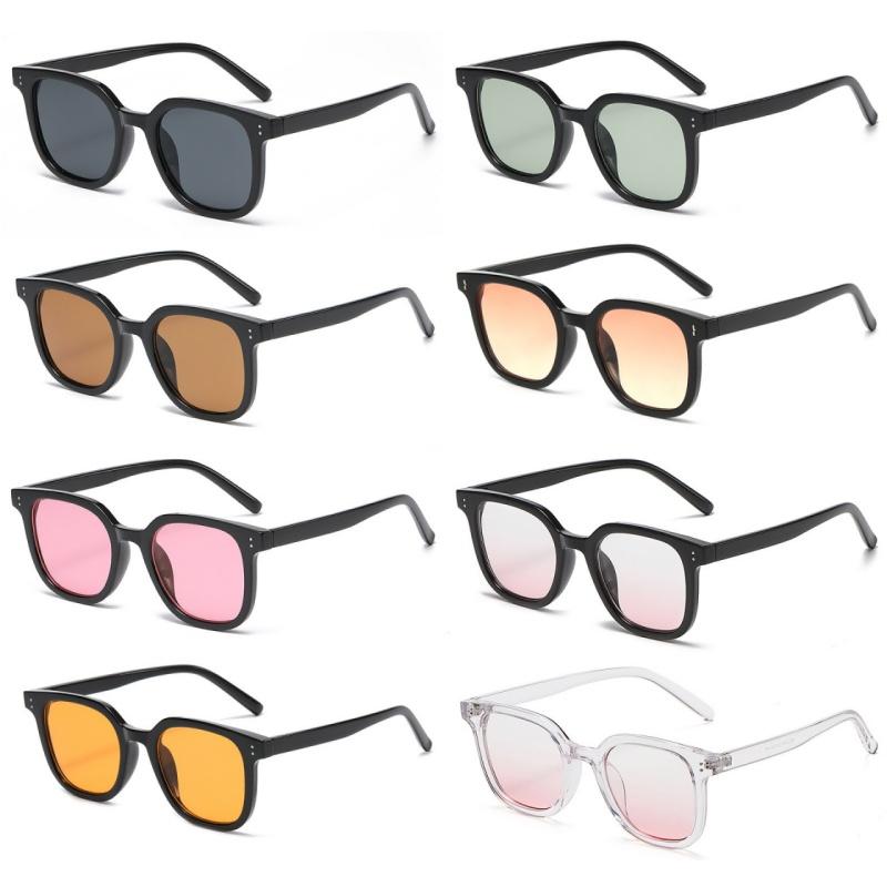 Fashion New Square Large Frame UV400 Sunglasses Neutral Outdoor Travel Vacation Sunscreen Sunglasses Fashion Essential Glasses