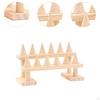 Holzring -Displayhalter Fingerständer Elegant Damen Bequem Minimalistisch Organizer Schmuckständer