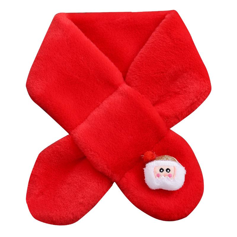 Children's Plush Warm Scarf - Boys & Girls Winter Neck Gaiter, Trendy Christmas Gift for Kindergarteners