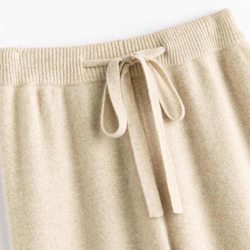 Women's High-Waist Wool Wide-Leg Pants - Autumn & Winter Drape Style