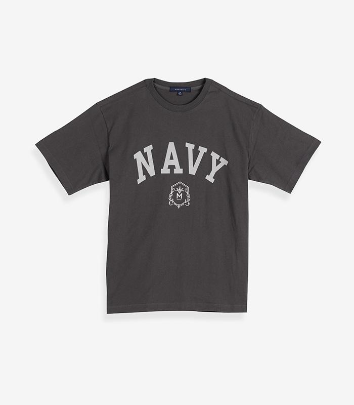 Maverick U.S. Navy Short Sleeve T-Shirt Charcoal L