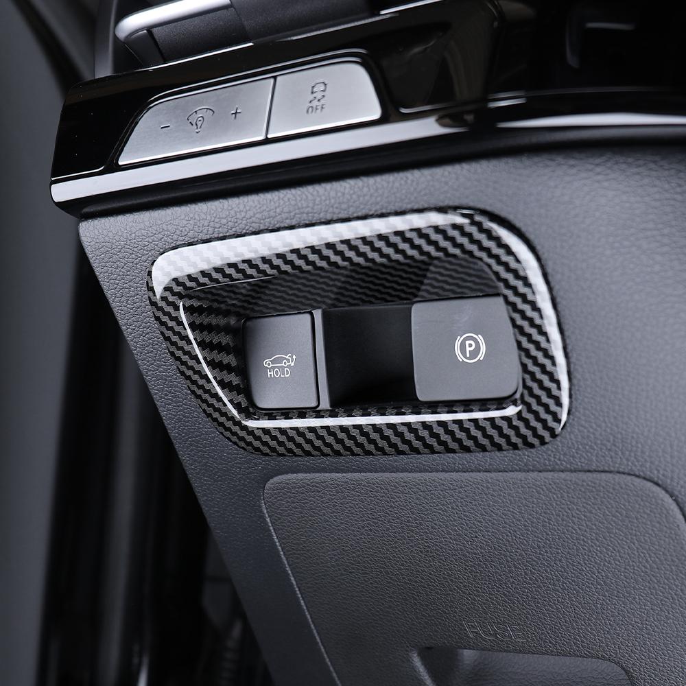 For Genesis G80 RG3 2025 2026 Electronic Brake Cover Trim EPB Auto Hold Switch Button Control Panel Set Accessories LHD