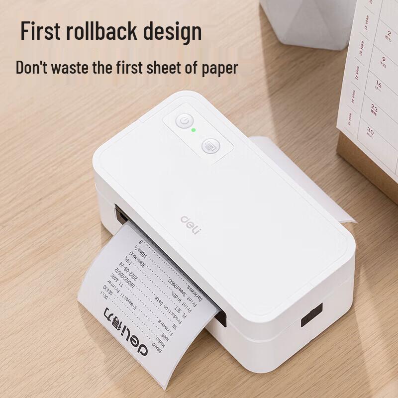 Deli GE435 Thermal Label Printer CN plug (adapter included)