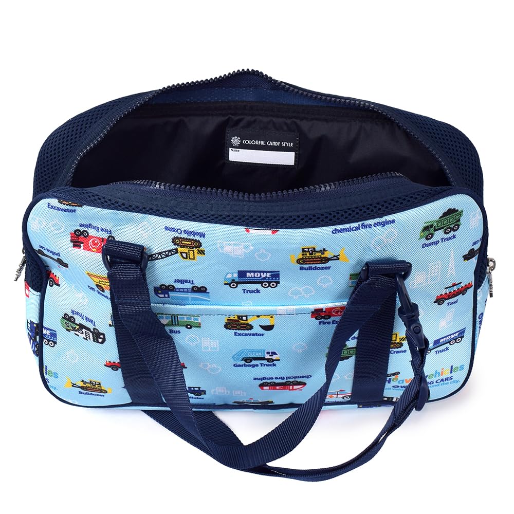 BUNTER SÜSSIGKEITEN-STIL Kalligraphie und für Grundschultasche Kalligraphie-Tasche mit Schulter Vollgas Arbeitsfahrzeug NN100800 Tasche,