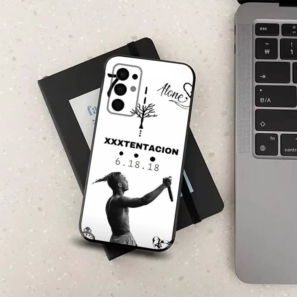 Rapper X-XXXTENTACION Cool Phone Case For Samsung Galaxy A73,31,8,9,53,32,72,41,J7,52,71,22,Note Soft Black Silicone Cover