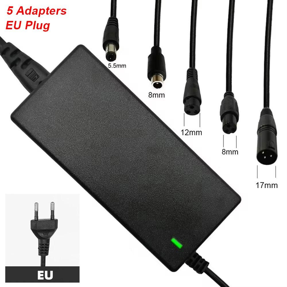 1Set AC 100-240V Electric Scooter Power Adapter For 24-36V Lithium Battery Charger