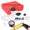 Manual Brake Bleeder Vacuum Pump Kit Automotive Fluid Tester with Gauge Adapters 2 In 1 Handheld Pistol Test Tool for Car Truck