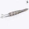 Meibomian Massage Tweezers Eye Surgery Clamp Gland Flap Eyelid Forceps Stainless Steel Titanium Alloy Eyelid Surgery Tool