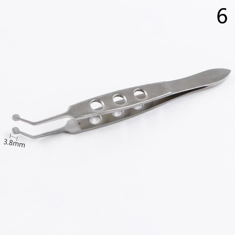 Meibomian Massage Tweezers Eye Surgery Clamp Gland Flap Eyelid Forceps Stainless Steel Titanium Alloy Eyelid Surgery Tool