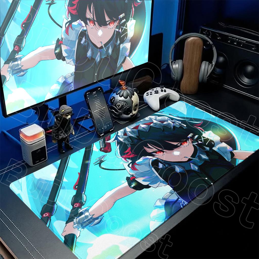 Anime Girl Ellen Joe Mouse Pad Laptop Office Long Table Mat Large Gamer Keyboard Carpet XXL Zenless Zone Zero Non-slip Mousepads