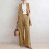 ZANZEA Women Sleeveless Long Vest and Long Pants Casual Two Piece Suit Sets