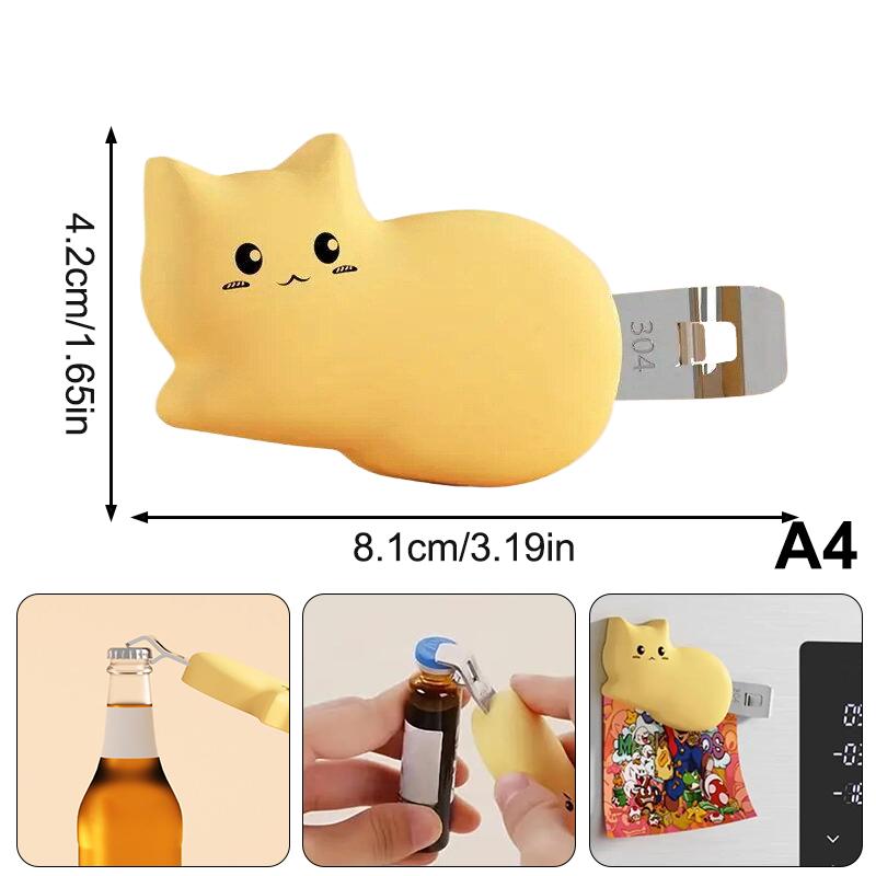 Multifunctional Magnetic Oral Liquid Bottle Opener Fridge Magnet Portable Beer & Beverage Bottle Opener for Freeze-dried Powder