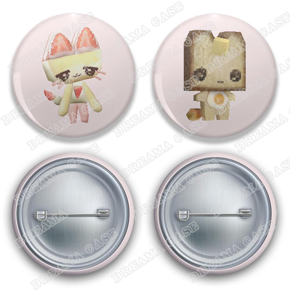 Spille Rotonde Cartoon Y2k Toro Inoue per Accessori Gioielli Decorazioni Borse Gatto Ha4to Kawaii Spille a Bottone Regali per Fan Amici